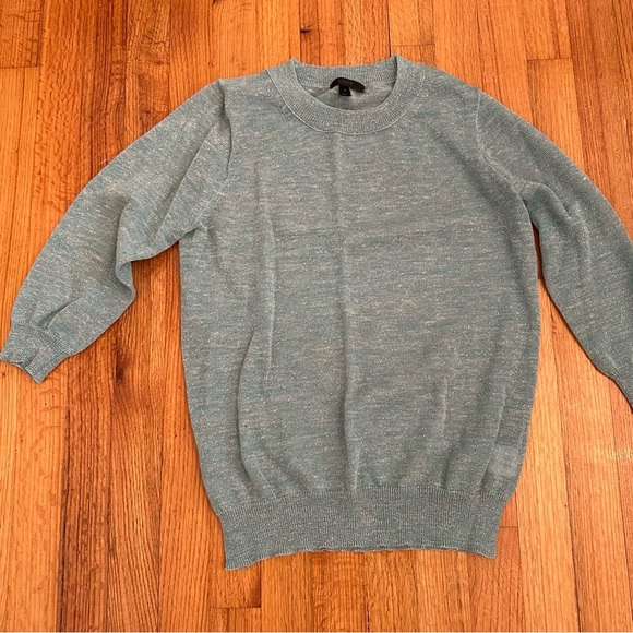 J crew 3/4 Sleeve Light  Lightweight Crewneck Sweater Womens S (j10) - Picture 1 of 12